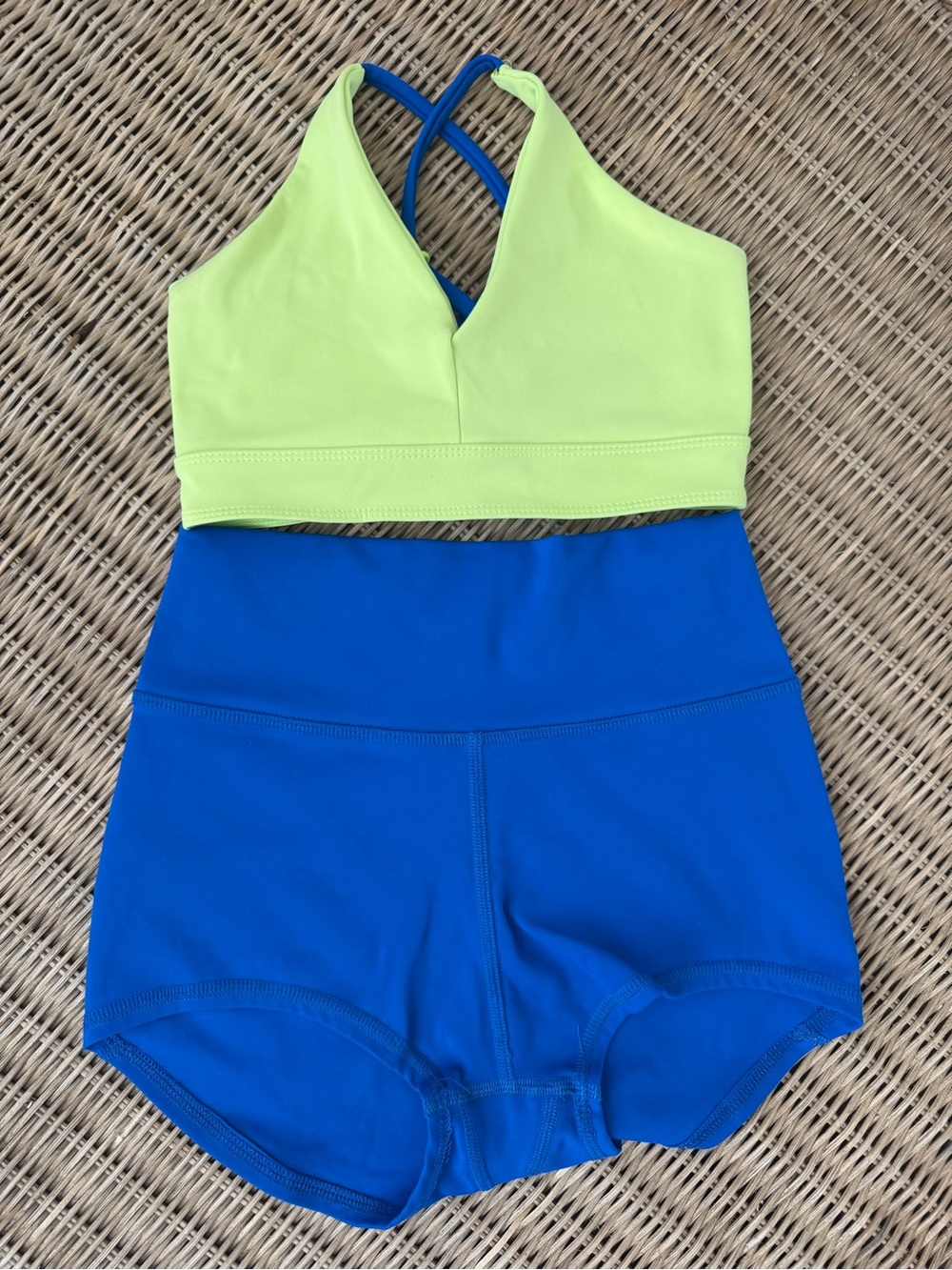 FIVE THE LABEL Lime Green and Blue Set